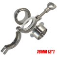 thumbnail image 1 of Pièces Raccords de Tuyaux 19mm-102mm Joint PTFE SS304 Soudure Hygiénique, 1 of 9