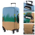 thumbnail image 5 of Blue Bigfoot and Guitar Pattern Luggage Cover Fashion Suitcase Cover Baggage Covers Fit 25-28 Inch Luggage (Go Travel), 5 of 5