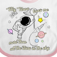 thumbnail image 4 of Inktastic My Nana Loves Me Boys or Girls Baby Bib, 4 of 4