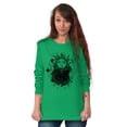 thumbnail image 4 of Celestial Sun Space Hands Spiritual Long Sleeve TShirt Men Women Brisco Brands M, 4 of 6