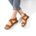 thumbnail image 4 of Sandalia DREAM PAIRS Elatica-6 Tan con Correa Elástica en el Tobillo, 4 of 6