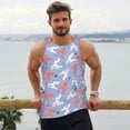 thumbnail image 6 of Gukieu Cartoon Poodle Dog Print Men's Quick Dry Fitness Vest, Round Neck Sleeveless Fitness Bodybuilding Top-4X-Large, 6 of 7