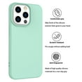 thumbnail image 4 of iPhone 13 Pro Case, Takfox iPhone 13,13 Pro,13 Pro Max Basic Case [Frosted] Shockproof Case Liquid Silicone Gel Rubber Soft TPU Anti-slip Bumper Thin Matte Slim Phone Case Covers,Green, 4 of 6