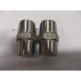 thumbnail image 7 of Hex Nipple 1/2" Male x 1/2" Male Pipe Fittings, 4 Pcs 1/2" NPT Male Threaded Pipe Fittings, 304 Stainless Steel NPT Male Pipe Adapters for Water, Gas, Fuel Pipelines, 7 of 7