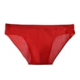 thumbnail image 6 of SGFCWSX Men's Sheer Ultra-Thin Briefs** Red XXL, 6 of 6