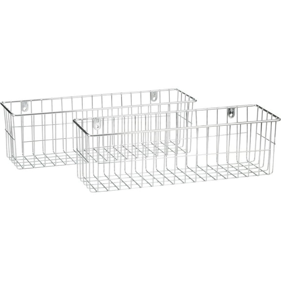 Home Style Mi: More Inside W2 Medium Wire Basket Bundle 2 Count Box