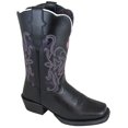 thumbnail image 1 of Bota de vaquero de cuero negro Rockin Heart para niños - Talla EE. UU.: 2 Smoky Mountain Boots 3726C-2R, 1 of 1