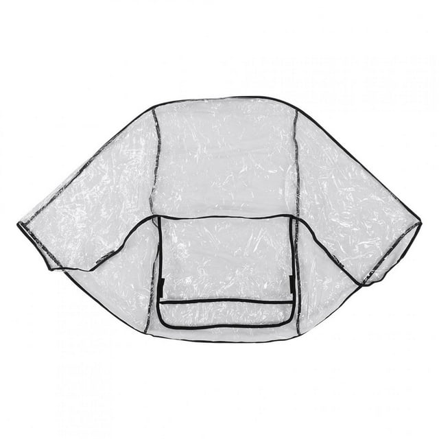 Qiilu Housse de Pluie Coupe-Vent pour Poussette, Protection Transparente pour Poussette, Housse de Pluie pour Poussette, Housse de Pluie pour Poussette