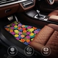 thumbnail image 6 of Pofeuu Hawaiian Style Print Car Foot Mat Set of 4 Pieces - All-Weather Full Set Floor Mats for Cars Trucks SUVs, 6 of 7