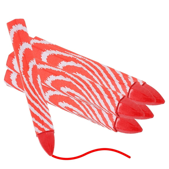 Uxcell Lumber Marking Crayons, 6 Pack Red Hex Wax Tire Marker, 4" x 0.55" Hex Waterproof Drawing Crayons Furniture Marker for Wood