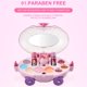 thumbnail image 5 of Crystal Love Mini Maquillaje Coche Lavable Real Niños Maquillaje Set Maquillaje Play House Toy Serendint FN003017-00, 5 of 6