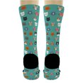 thumbnail image 5 of ThisWear Cat Themed Gifts Colorful Cat Socks Kitty Cat Print Socks Cat Owner Gifts 1-Pair Novelty Crew Socks, 5 of 5
