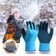 thumbnail image 2 of Btomtd Winter Gloves,Insulated Gloves,Fishing Work Gloves Cold Proof Thermal Cold Storage Antifreeze Unisex Wear Windproof Low Temperature Outdoor Sport, 2 of 5