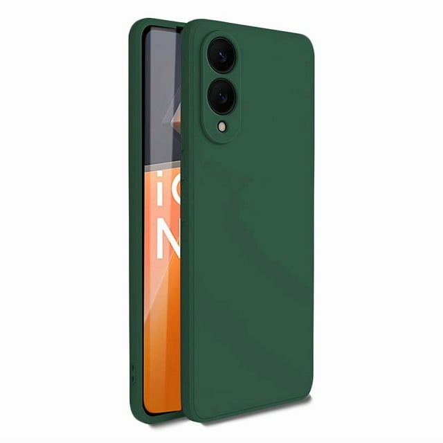 PANDACO Étui Souple à Étui Mate Vert Forêt pour Samsung Galaxy S25 Edge
