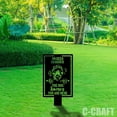 thumbnail image 2 of C-craft Goldendoodle Guard Dog on Duty Yard Sign for Enhanced Security, 2 of 4