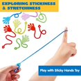 thumbnail image 2 of czcpp-48Pcs Glitter Sticky Hands Party Favors, Party Table Favors Set for Kids, Holiday Traditions, Classroom Treasure Box Carnival Prizes Bulk Pinata Stuff Mini Toys, 2 of 4