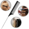thumbnail image 4 of 2 Pack Rat Tail Comb,Anti Static And Heat Resistant Teasing Lightweight Comb For All Hair Types, 4 of 6