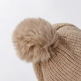 thumbnail image 3 of CoCopeaunts Beanie Hats for Women Fashion Winter Hat Beanie Knit Skull Cap Plush Beanies Hat Winter Beanies Hat with Pompom, 3 of 5