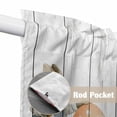 thumbnail image 4 of Easter Bunny Swag Valances for Windows, Kitchen Curtains 36 Inch Length 2 Panels Set, Colorful Eggs Spring Grass Flowers Grey Wooden Short Curtains for Small Windows Rod Pocket Cafe Curtains 28"x36", 4 of 8