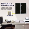 thumbnail image 4 of Locker Casillero Multiusos Alvek 2 Puertas con Ventilación Color Negro — Sistema para Candado, 4 of 5