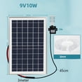 thumbnail image 1 of Solar Water Pump 12V 240L/H Circulation Fish Pond Aeration Submersible Pump, 1 of 8