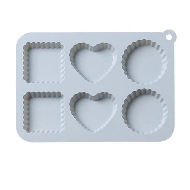 Molde De Silicona Para Pasteles De 6 Cavidades, Molde Para Hornear De Liberación Rápida, Bandeja Para Hornear Reutilizable Antiadherente, La Cocina, El Festival De La Fiesta De Cumpleaños Advancent HA027998-02