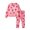 Pink*, variant on RUTAYY Children Girls Outfit Sets Long Sleeve Hooded Sweatshirt and Jogger Pants Soft Plush Tracksuit Classic Clothing Sets