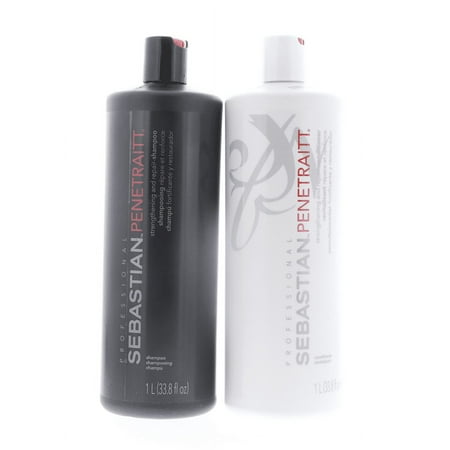 Sebastian Penetraitt Strengthening and Repair Shampoo 33 oz , Conditioner 33 oz Set