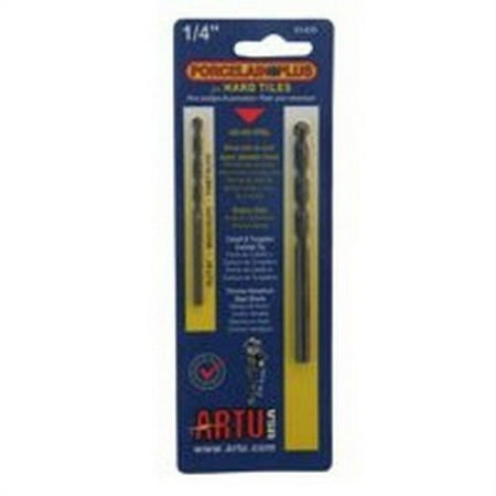 

Artu Cobalt Tile Bit And Pilot Bit Porcelain 1/4 Dia 5/32 Dia Carded