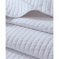thumbnail image 3 of Madison Park Keaton 3 Pièces Coverlet Set, King, Blanc, 3 of 6