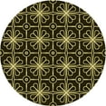 thumbnail image 1 of Ahgly Company Machine Washable Indoor Round Transitional Night Black Area Rugs, 5' Round, 1 of 7