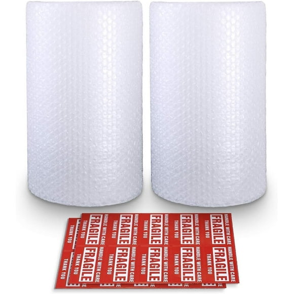 Rollos de Plástico de Burbuja Pacific Mailer 3/16" x 30 cm x 11 m