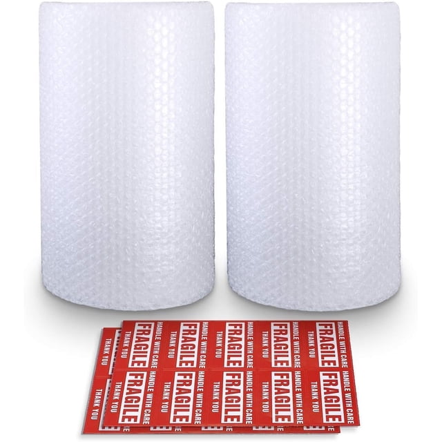 Rollos de Plástico de Burbuja Pacific Mailer 3/16" x 30 cm x 11 m