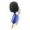 Blue, variant on Portable Sound Recording Microphone 3.5mm Miniature Camera Microphone External Camera Microphone for Interviews Vlog