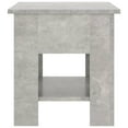 thumbnail image 3 of vidaXL Coffee Table Concrete Grey 40x40x42 cm Engineered Wood, 3 of 4
