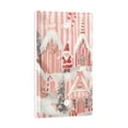 thumbnail image 2 of Yayeee Blank Wall Plate Cover 1-Gang 4.5"x2.7" Home Unused Decorative Outlet, Light Pink Gingerbread Houses, 2 of 7