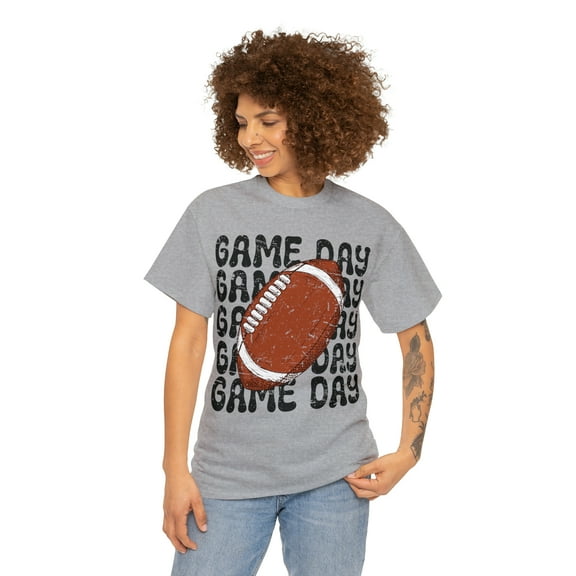 Retro Football Game Day T-shirt, Vintage Football School Spirit Shirt S-5XL