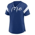 thumbnail image 4 of Women's Fanatics Blue Tampa Bay Lightning Offside Athena T-Shirt, 4 of 6