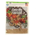 thumbnail image 3 of Home & Garden Gather Basket Flag Polyester Autumn Pumpkins Ribbon 4401Fm, 3 of 3