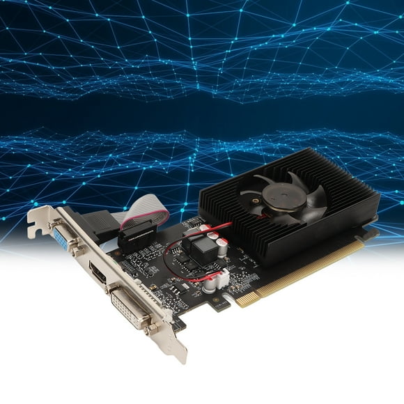 1GB DDR3 Graphics Card, GT220 2024MHz 128bit Game Graphics Card, Support DirectX 10.1 VGA DVI HD Multimedia Interface, Video Card For PC Computer, With 2 Bracket
