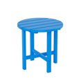 thumbnail image 6 of Garden 3-Piece Patio Adirondack Chair with Round Accent Side Table Set, Pacific Blue, 6 of 6
