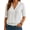 White, variant on Women'S Long Sleeve Pullover Solid Color Loose Fit Womens Shirt Blouse Casual Comfortable Top Light Blue S