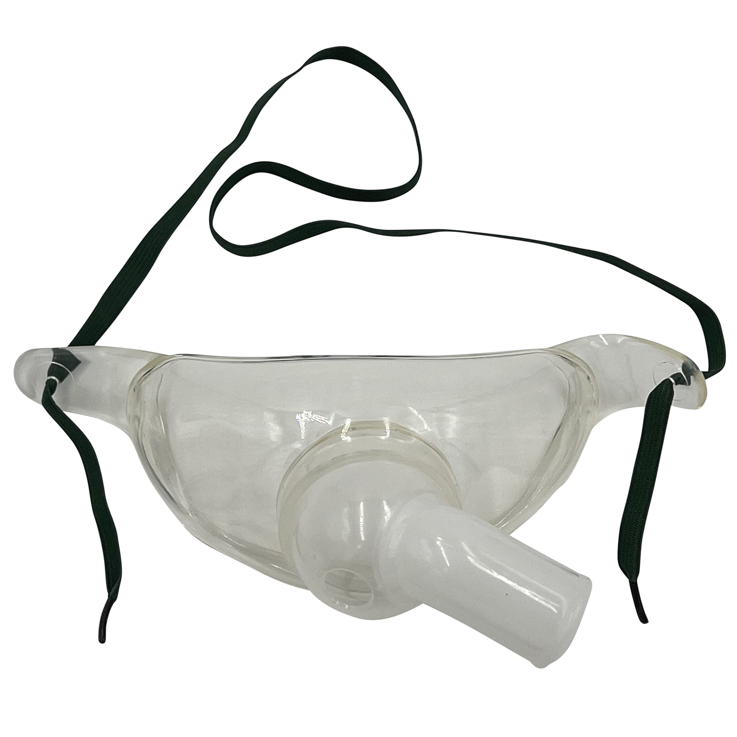 1pk Adult Oxygen Tracheostomy Collar Mask w/Swivel Connector