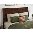 thumbnail image 5 of AFI Valencia Full Solid Wood Low Profile Sleigh Platform Bed, Walnut, 5 of 12
