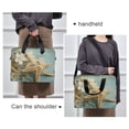 thumbnail image 6 of 16" Laptop Briefcase for Work Travel Laptop Shoulder Bag Carrying Handbag Laptop Case Starfish with Flowers, 6 of 8
