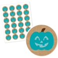 thumbnail image 2 of Teal Pumpkin - Halloween Allergy Friendly Trick or Trinket Circle Sticker Labels - 24 Count, 2 of 3