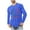#H-Blue, variant on ZHYou Chirstmas Round Neck T Shirts For Men Casual Fashion Long Sleeve Printed Comfortable Tees Tops