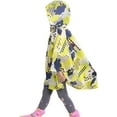 thumbnail image 5 of Children's Rain Cape Raincoat Rain Poncho Rain Jacket with Hood Waterproof Rain Cape for Boys and Girls 1-12 Years Old, 5 of 5