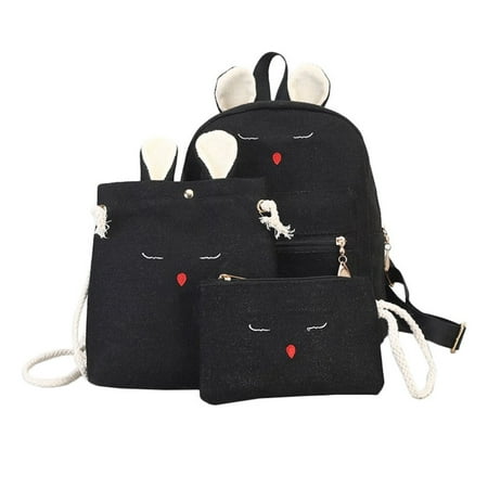 Brand New 3pcs/set Large Capacity Backpack Shoulder Bag Small Clutch Handbag Wallet | Walmart Canada