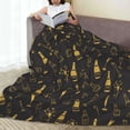 thumbnail image 6 of Honeii Bottles Print Fleece Blanket - Throw Blanket for Bed, Sofa, Couch, Camping, and Travel , Microplush Ultra Soft Warm Blanket-50"x40", 6 of 7